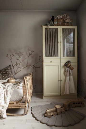 Sandberg S10130 Jordnara Julia Blush - mural w łodyżki kwiatów