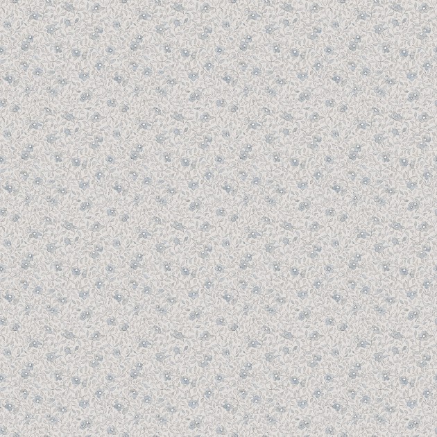 Tapeta Sandberg S10120 Jordnara Stella Misty Blue - tapeta w drobne kwiatuszki