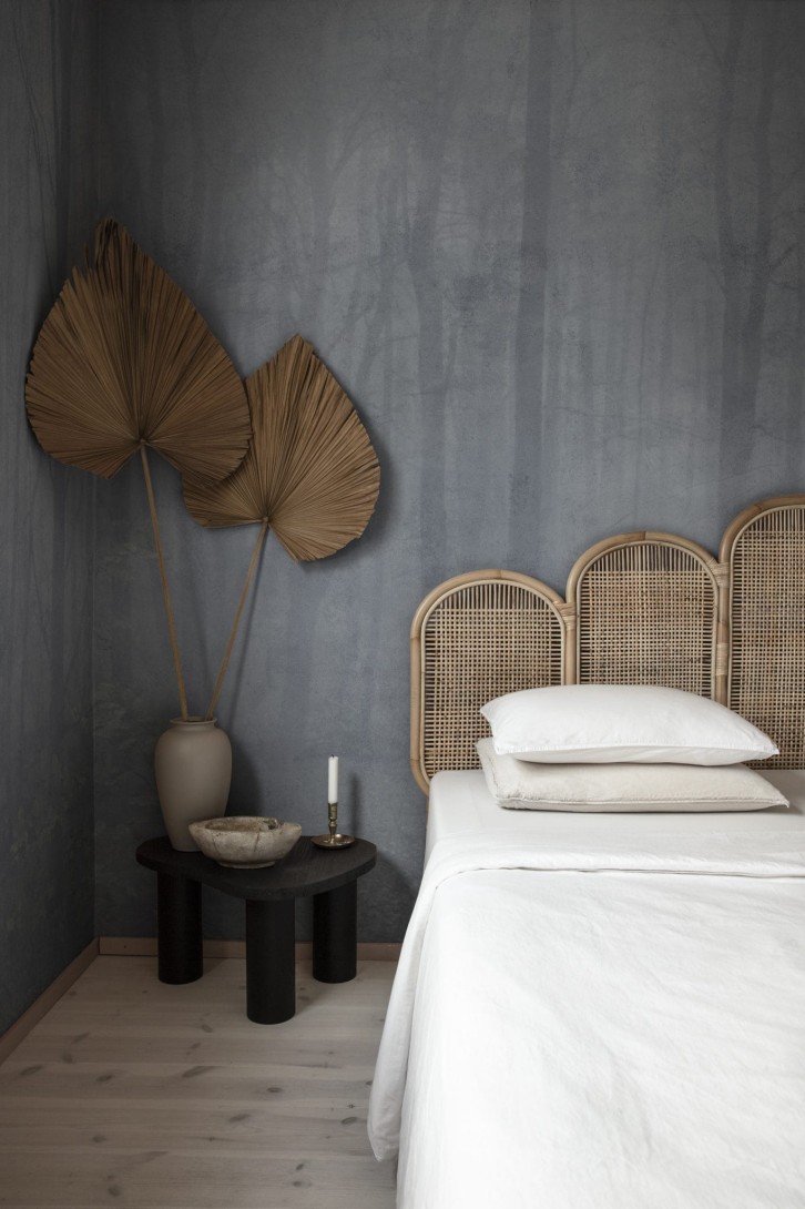 Sandberg S10106 Jordnara Skog Misty Blue - mural roślinny