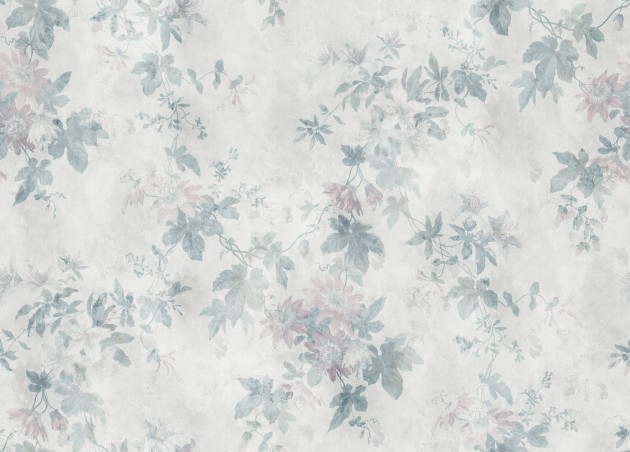 Sandberg 623-16 Jordnara Faded Passion Pastel - mural w kwiaty