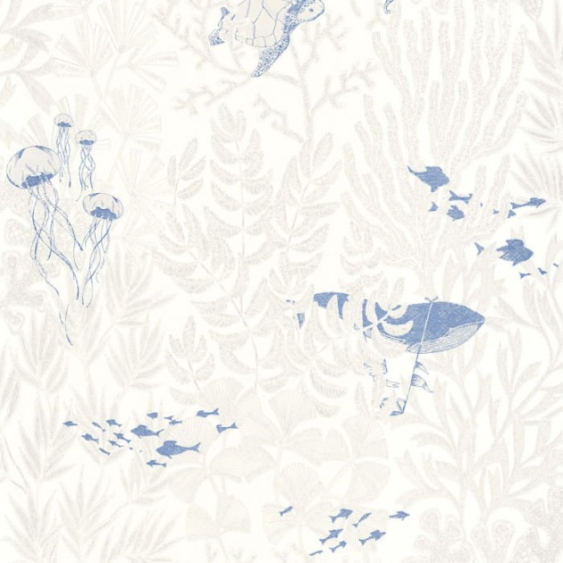 Casadeco 87231654 Voyage Onirique Atlantide - tapeta w podwodne motywy
