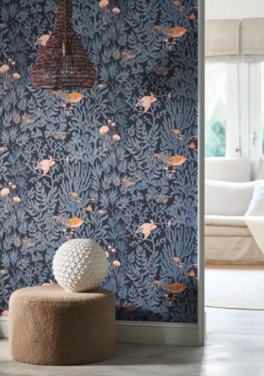 Casadeco 87231654 Voyage Onirique Atlantide - tapeta w podwodne motywy