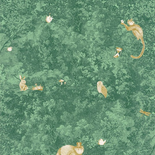 Casadeco 87257803 Voyage Onirique Jardin Des Merveilles - tapeta w bajkowy las