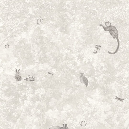 Casadeco 87250914 Voyage Onirique Jardin Des Merveilles - tapeta w bajkowy las