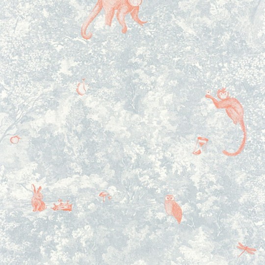 Casadeco 87256032 Voyage Onirique Jardin Des Merveilles - tapeta w bajkowy las