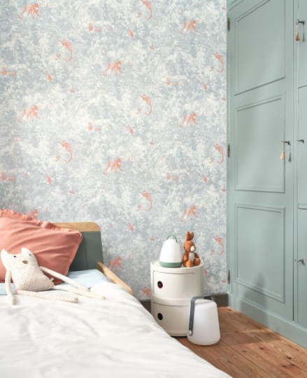 Casadeco 87256032 Voyage Onirique Jardin Des Merveilles - tapeta w bajkowy las