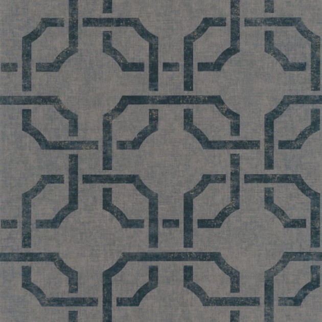 Casadeco 87356507 Vienne Philharmonique - tapeta geometryczna