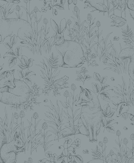 Boras Tapeter 7486 Newbie Forest Friends - tapeta przyjaciele z lasu