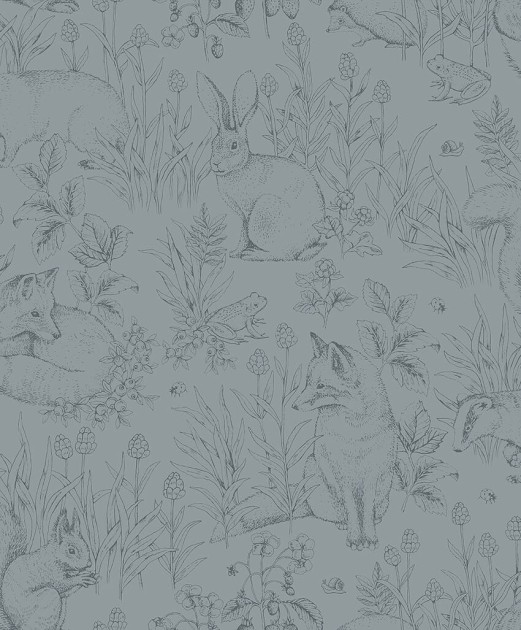 Boras Tapeter 7486 Newbie Forest Friends - tapeta przyjaciele z lasu