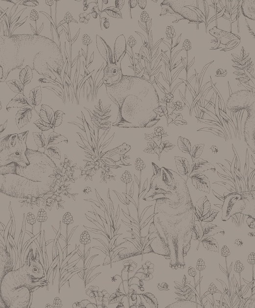 Boras Tapeter 7487 Newbie Forest Friends - tapeta przyjaciele z lasu