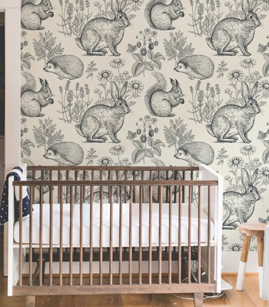 Wallcolors Kids World Frends in Forest  - mural z leśnymi zwierzętami