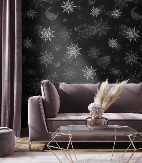 Wallcolors Kids World Moon and Sun  - mural z księżycem i słońcem