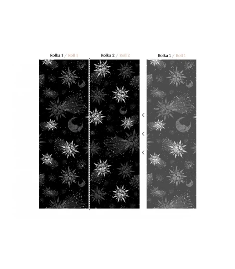 Wallcolors Kids World Moon and Sun  - mural z księżycem i słońcem