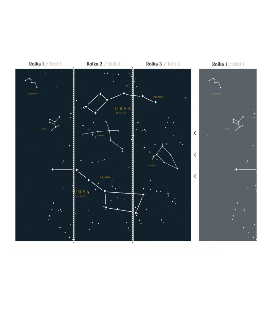 Wallcolors Kids World Ursa Major  - mural z kosmosem