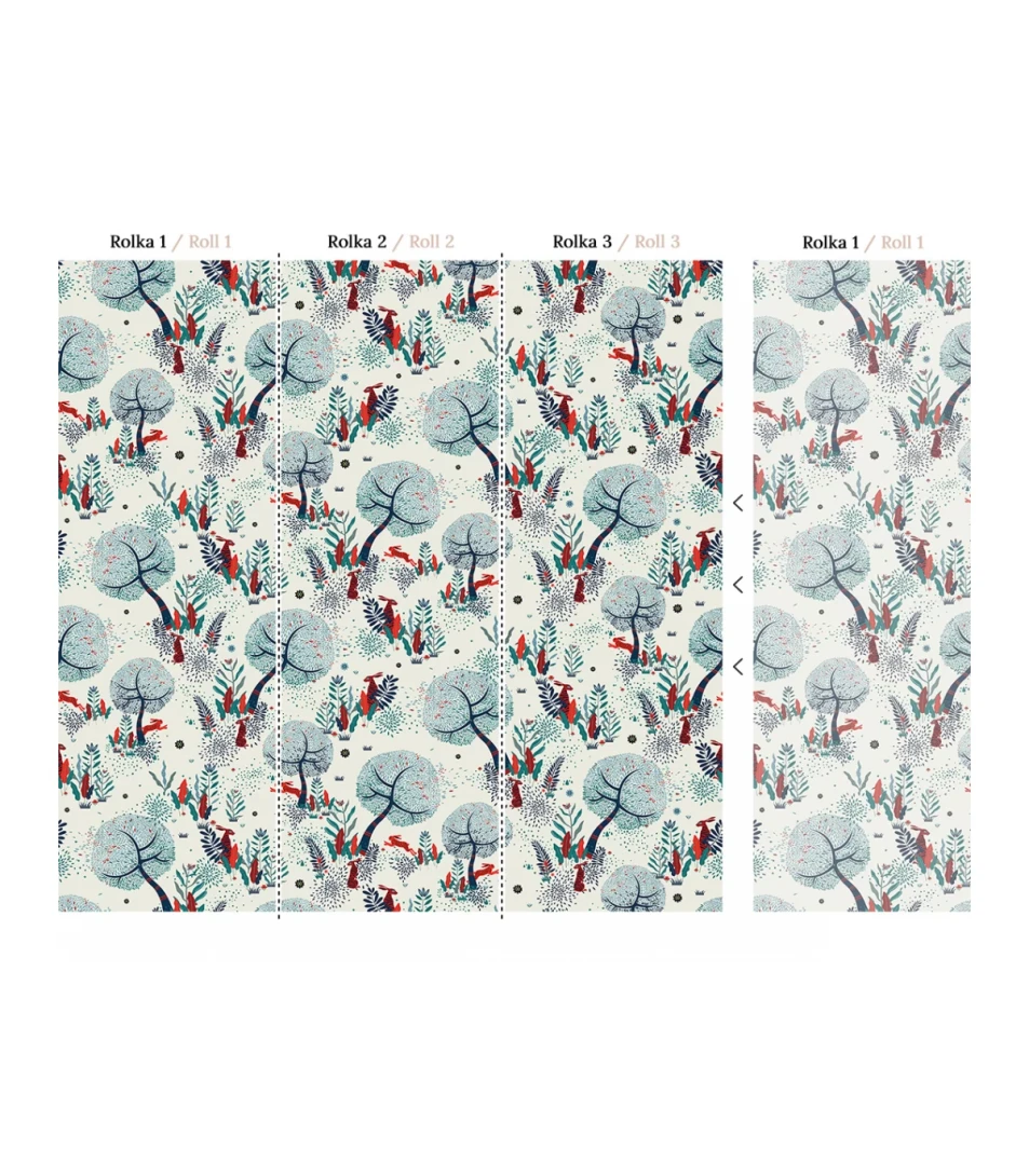 Wallcolors Kids World Crazy Rabbits  - mural z królikami