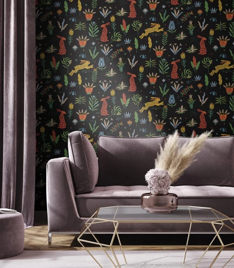Wallcolors Kids World Happy Rabbits  - mural z królikami