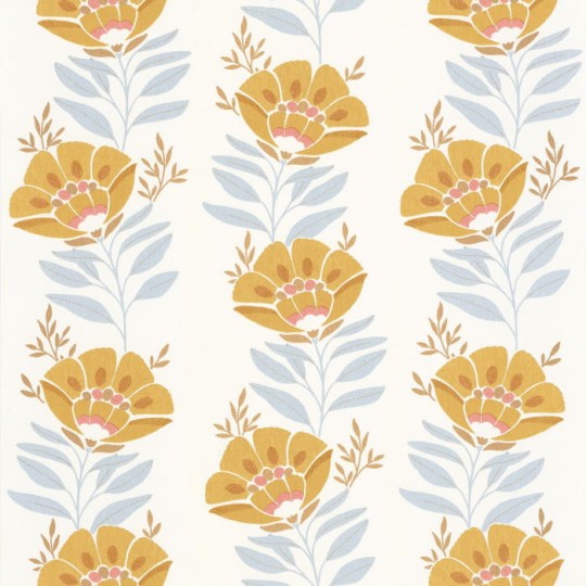 Caselio 103212266 Boheme Vagabonde - tapeta w kwiatowe paski