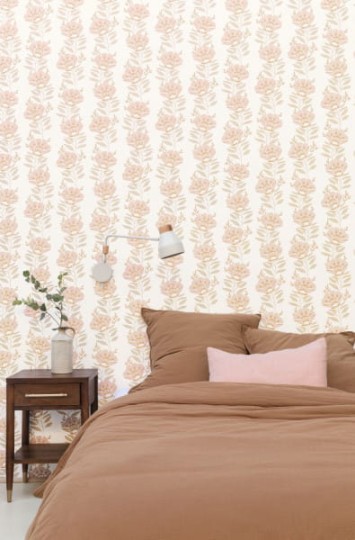 Caselio 103217347 Boheme Vagabonde - tapeta w kwiatowe paski