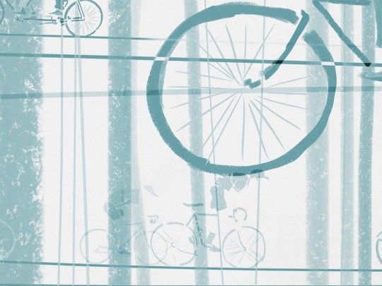 Mural Wallpepper Bicycles