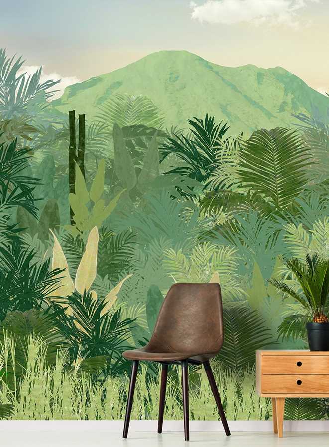 Mural Wallpepper Mountain falling A