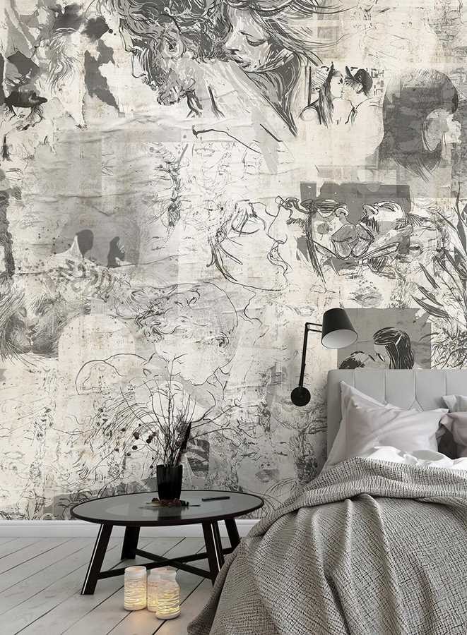 Mural Wallpepper Kiss
