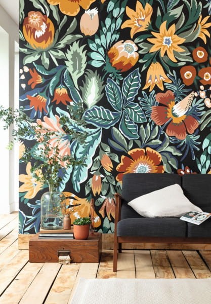 Caselio 103144603 Essentiel Apolline - mural kwiatowy