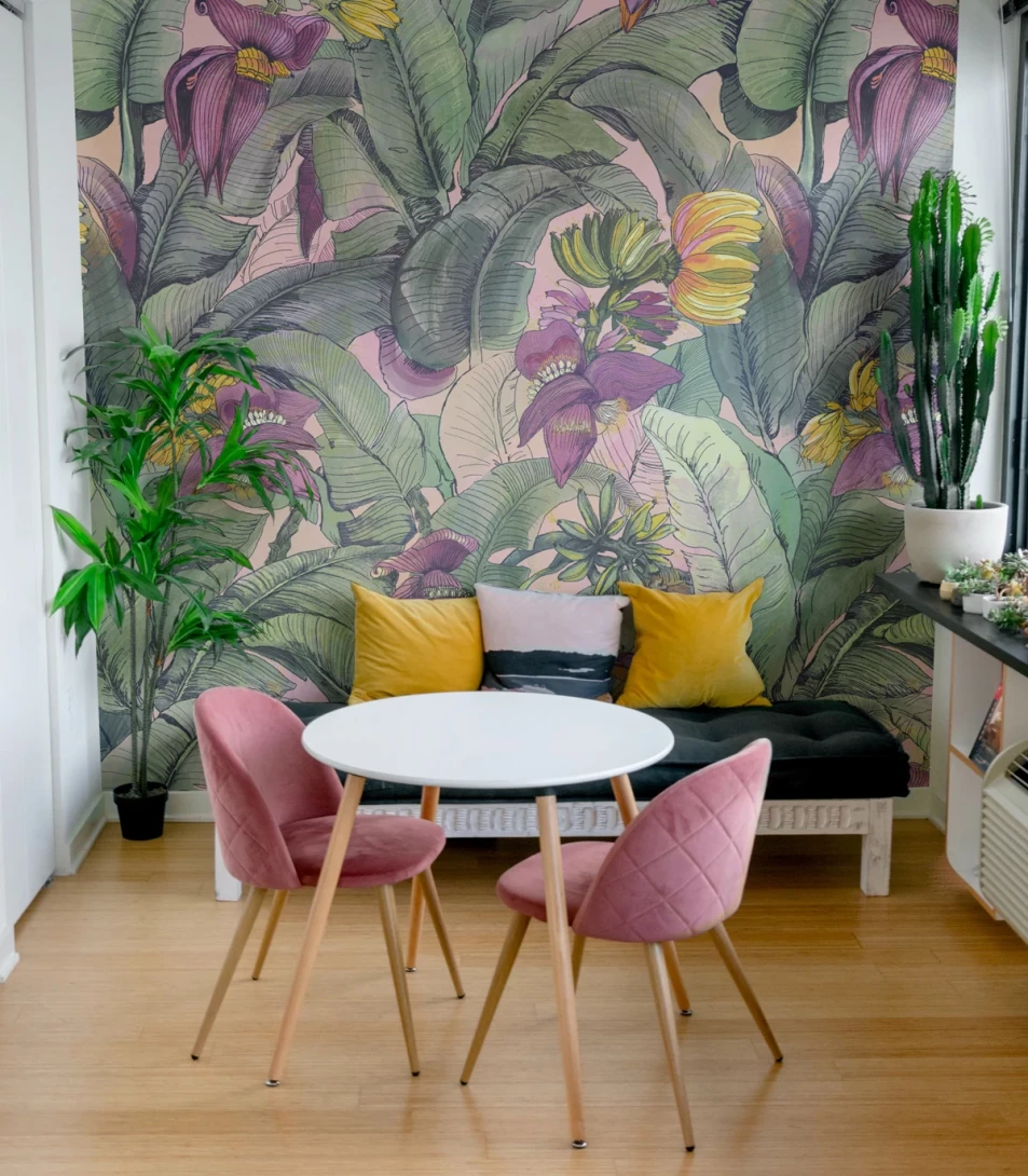 Wallcolors Tropical Intense Banana Tree  - mural z drzewami bananowca