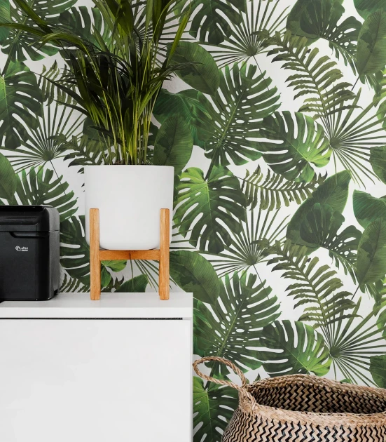 Wallcolors Tropical Intense Tropical Forest  - mural z tropikalnymi liśćmi