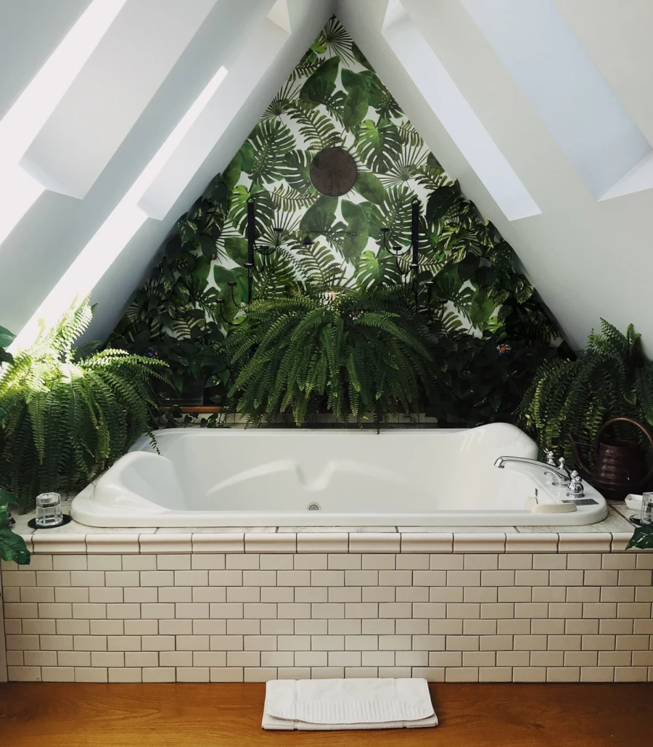 Wallcolors Tropical Intense Tropical Forest  - mural z tropikalnymi liśćmi