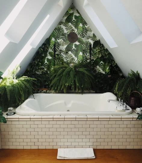 Wallcolors Tropical Intense Tropical Forest  - mural z tropikalnymi liśćmi