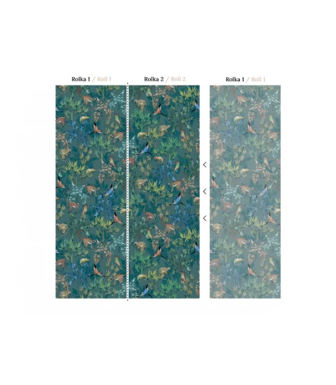 Wallcolors Bestseller Magic Jungle  - mural tropikalny