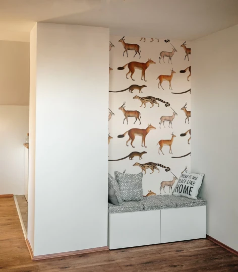 Wallcolors Vintage Therapy Forest Animals  - mural z leśnymi zwierzętami