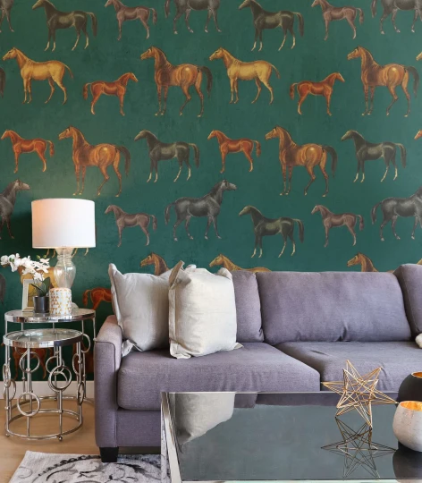 Wallcolors Vintage Therapy Horses  - mural z koniami