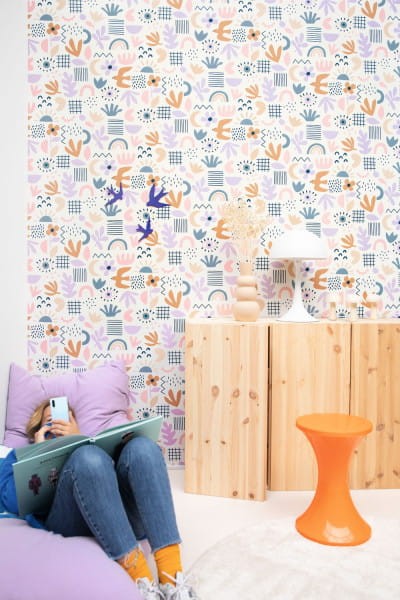 Caselio 103284022 Young and Free Feel Good - tapeta w artystyczne wzory