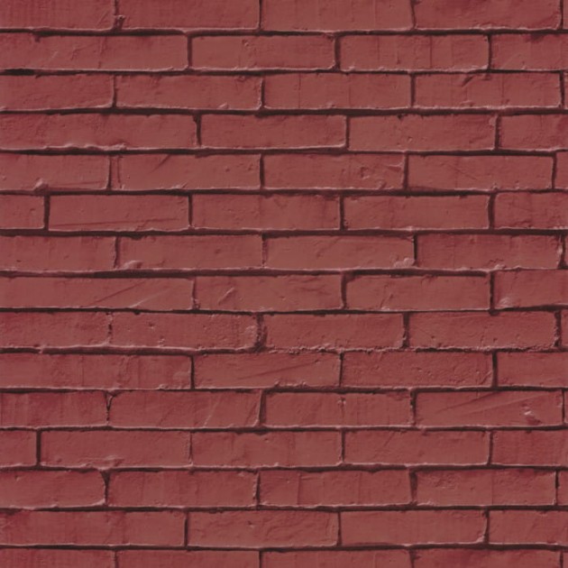 Caselio 103298054 Young and Free Be Free - tapeta imitująca cegłę