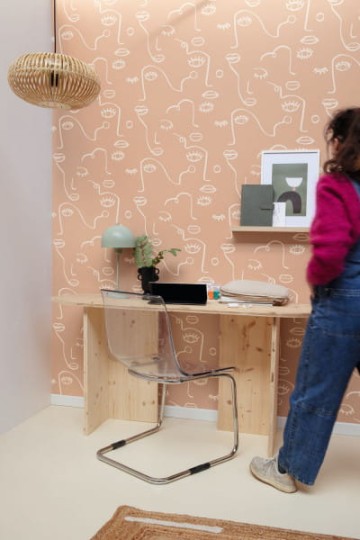 Caselio 103339010 Young and Free Just Smile - tapeta w twarze