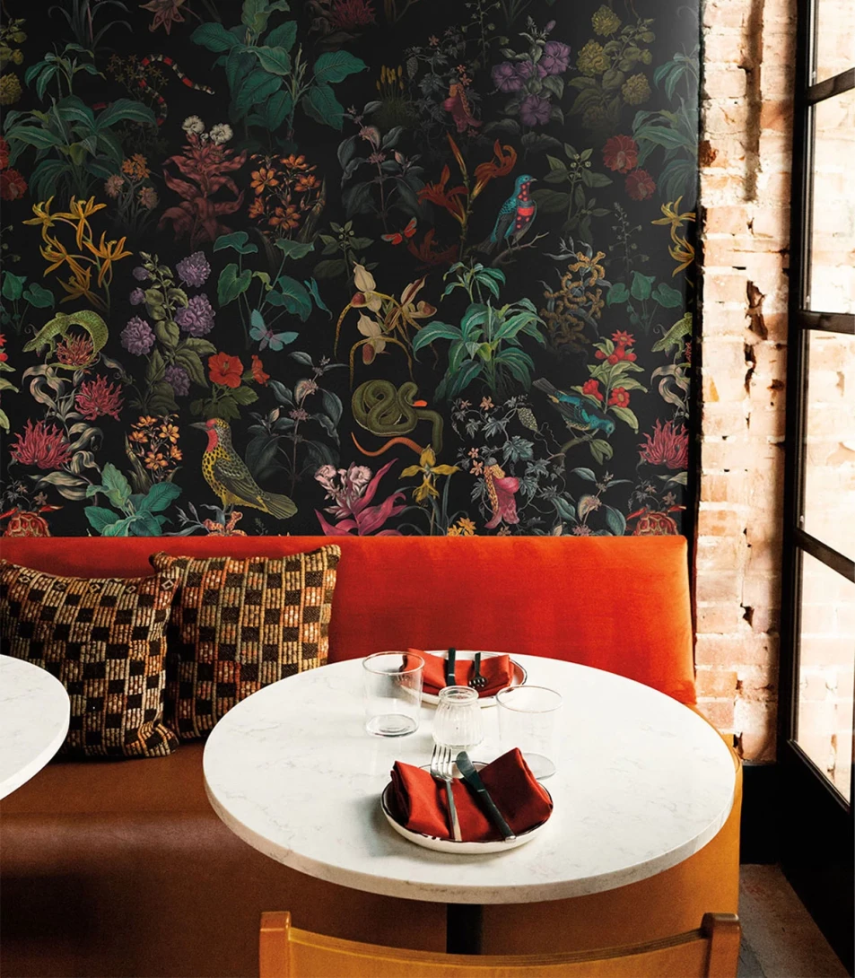 Wallcolors Botanical Experience Garden Ombre  - mural z ogrodem