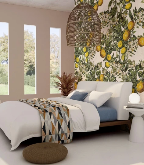 Wallcolors Botanical Experience Lemon  - mural z cytrynami