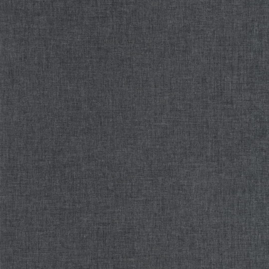 Caselio 103229610 Linen Edition Uni Mat Gris anthracite - tapeta imitująca len