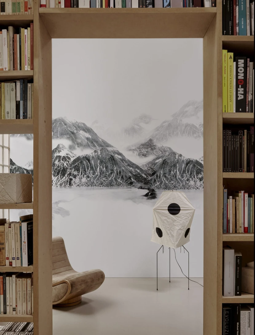Wall&Deco WDYU2202 Contemporary 2022 Yukiyama - tapeta Alpy