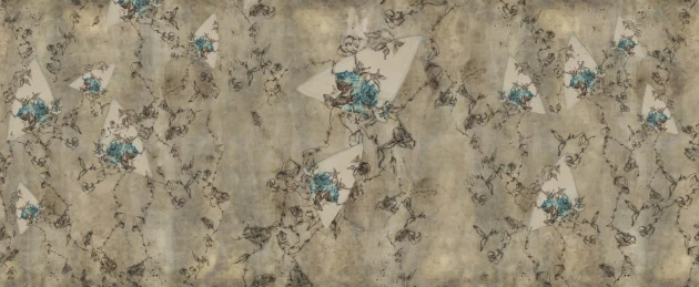 Wall&Deco WDNO2201 Contemporary 2022 Nonostante il fiore - tapeta w kwiaty