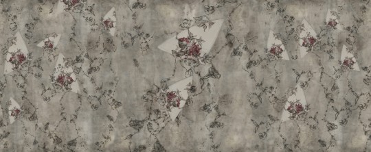 Wall&Deco WDNO2202 Contemporary 2022 Nonostante il fiore - tapeta w kwiaty