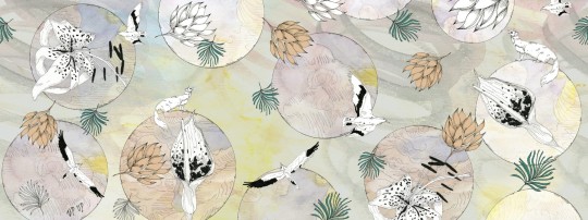 Wall&Deco WDUP2202 Contemporary 2022 Up Up - tapeta ze zwierzętami