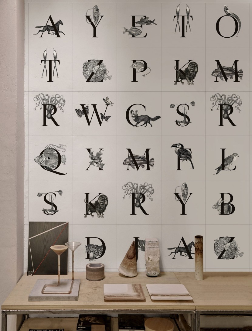 Wall&Deco WDAX2201 Contemporary 2022 Animal Codex - tapeta kodeks zwierząt