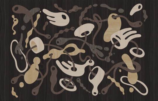 Wall&Deco WDOR2201 Contemporary 2022 Organic - tapeta drewno