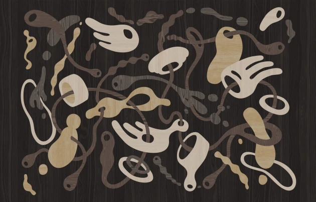Wall&Deco WDOR2201 Contemporary 2022 Organic - tapeta drewno