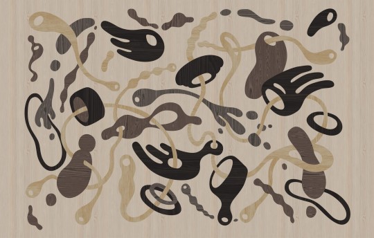 Wall&Deco WDOR2202 Contemporary 2022 Organic - tapeta drewno