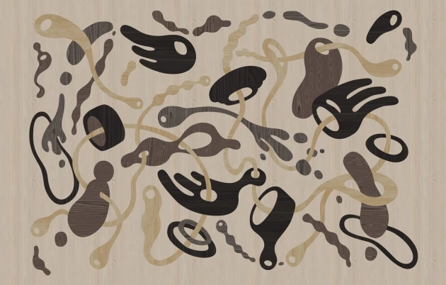 Wall&Deco WDOR2202 Contemporary 2022 Organic - tapeta drewno