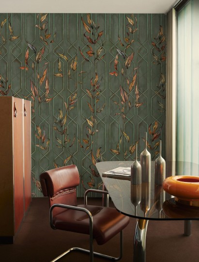 Wall&Deco WDRA2202 Contemporary 2022 Rame d’estate - tapeta retro