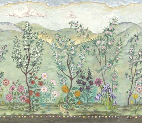 Wall&Deco WDNA2201 Contemporary 2022 Naïf - tapeta botaniczna